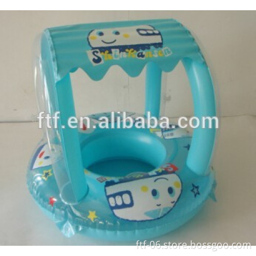inflatable floating baby seat/pvc baby inflatable float seat with tent